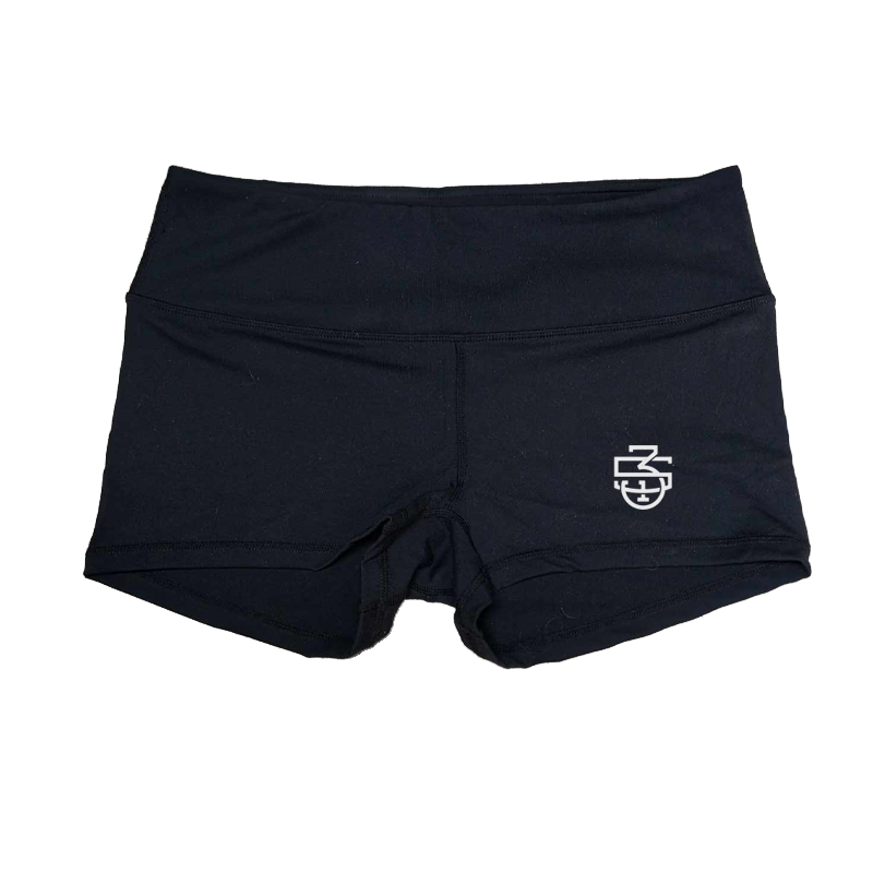 Monogram Womens Compression Shorts 2.5" Inseam